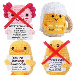 Mini Crochet With Positive Messages